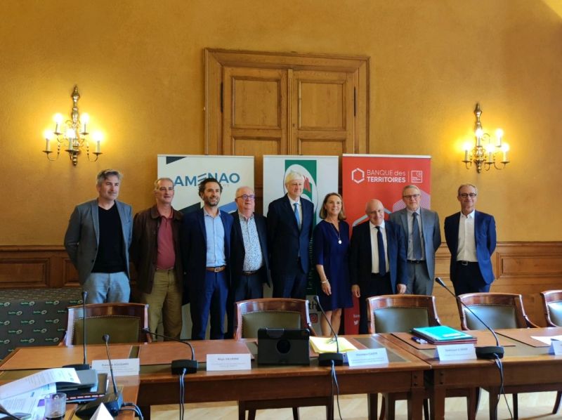 Ensemble des personnes ayant participé à la création et au lancement de la foncière AMENAO Sarthe